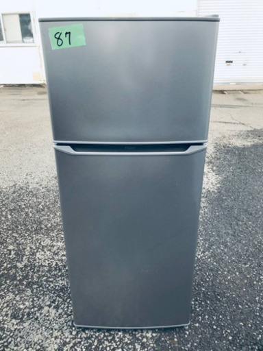 ①✨2019年製✨87番 Haier✨冷凍冷蔵庫✨JR-N130A‼️