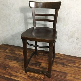 ⭕⭕⭕カウンターチェア 曲木 1脚 カフェ ベントウッド 什器 ...