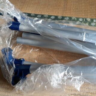 【新品】 アルミ多機能物干し 大きめ 日本製 未使用 組立簡単 使いやすいの画像