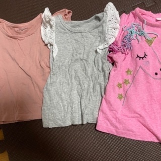 80〜90 トップス女の子　3枚セット