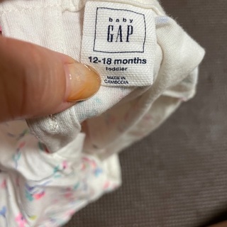 80 Baby gap チュールワンピースの画像