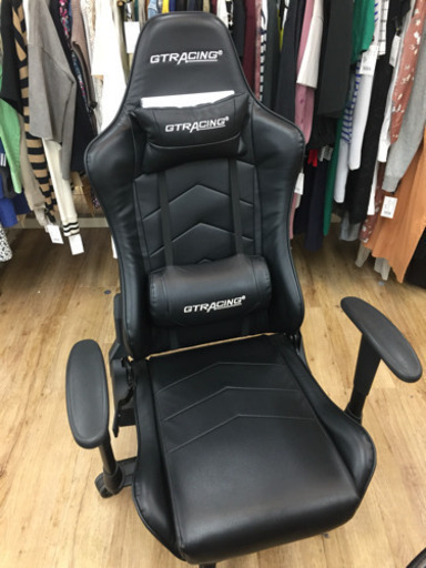 GTRACINGゲーミングチェアー（ブラック）です。【トレファク東大阪店】