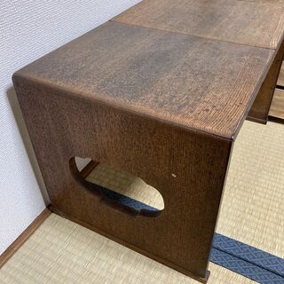 【昭和レトロ】【アンティーク】折り畳み文机の画像
