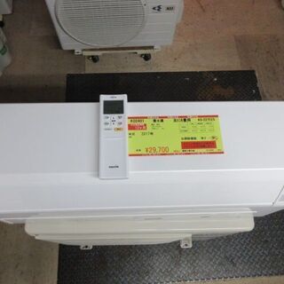 K02401　富士通　中古エアコン　主に6畳用　冷2.2kw／暖2.5kw