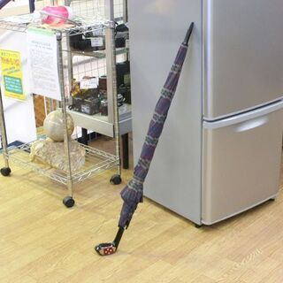 長傘 ゴルフクラブ風 ドライバー風 39インチ 直径130cm パラソル 8本骨 アンブレラ チェック柄 メンズ 札幌市 清田区 平岡の画像