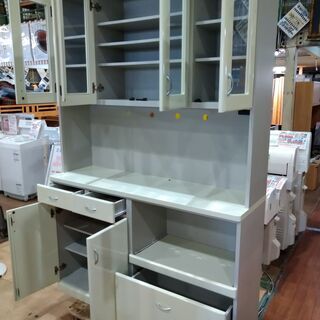 【愛品館市原店】マルミツ　4枚扉キッチンボード【管理IKB007099-105】 愛品館市原店】マルミツ 4枚扉キッチンボード【管理IKB007099-105】