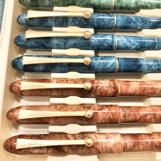 【ネット決済・配送】セラミックペン　マーブル　大理石柄　12本　Ceramic Pen Marble レトロの画像