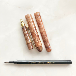 【ネット決済・配送】セラミックペン　マーブル　大理石柄　12本　Ceramic Pen Marble レトロの画像