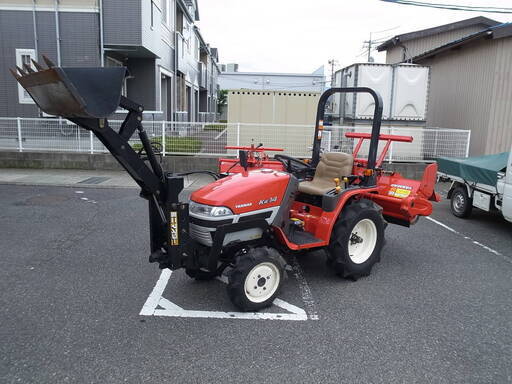 鳥取 ヤンマー 14馬力 4WD トラクター フロントローダー/パワステ/UFO/倍速ターン/PTO逆転など 78h 自社配送可（地域限定）引き取り歓迎