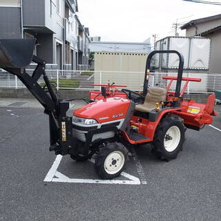 鳥取 ヤンマー 14馬力 4WD トラクター フロントローダー/...