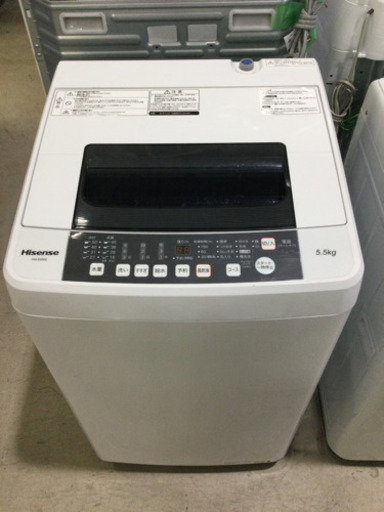 洗濯機 ハイセンス 5.5kg 2017年製 HW-E5502