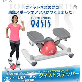 新品同様　東急スポーツオアシス ツイスト ステッパー 連続使用約...