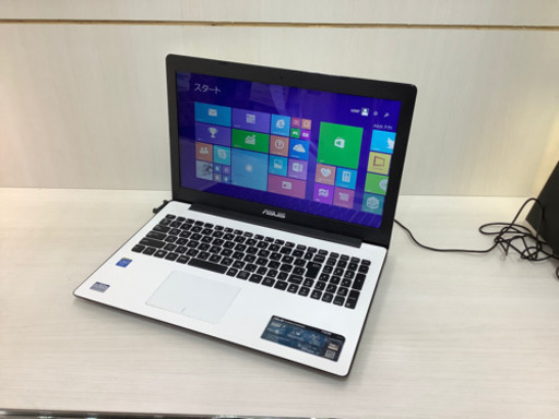 ○ASUS ノートパソコン F553M Celeron N2830 2.16GHz/メモリ4GB/HDD 500GB/DVDマルチ バッテリー劣化・充電しません
