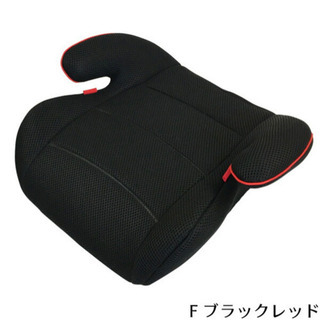 ジュニアシート ブースターシート ブラックレッドの画像