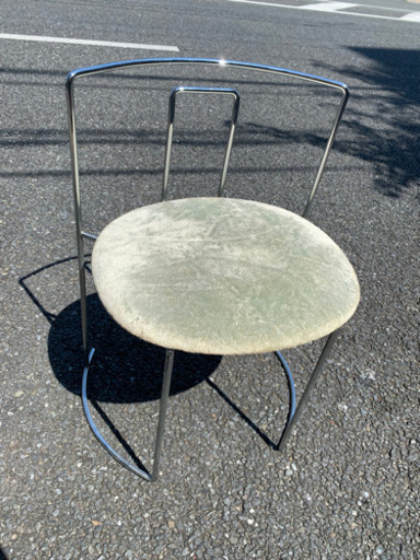 【超希少】Cassina Simon アームレスチェア.ガラステーブルセット