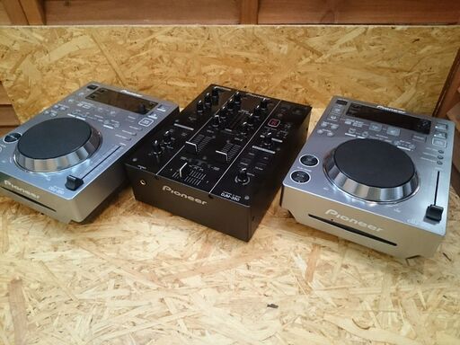 【愛品倶楽部 柏店】DJミキサー３点セット MDJ-350/CDJ-350【問合せ番号:132-010988 002】