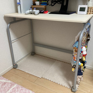 白デスク テーブル