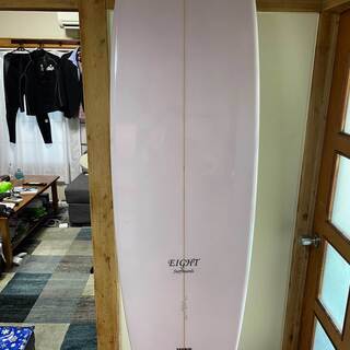 EIGHT SURFBOARD 浮力系 ファンボード 7'4 フィン無料付き 引き取り限定の画像