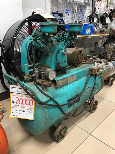 【中古】【動作OK】【店頭引取限定】TOSHIBA 東芝　レシプロコンプレッサー　CU5-7T　22000円（税込）