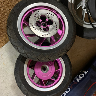 新品パーツ多数　走行小　フュージョン　バイク屋購入後未使用　の画像