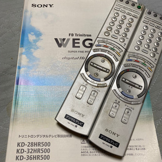 SONY製 最期のハイビジョンブラウン管差し上げます。【受渡完了】の画像