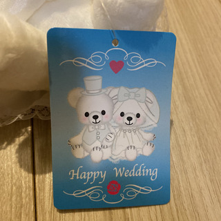 ★結婚式　くまのぬいぐるみ　ウェディング　未使用★の画像