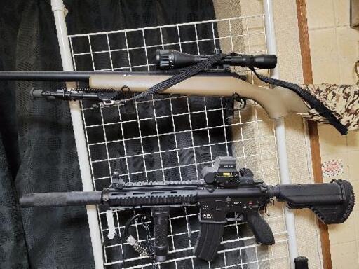 値下げ 次世代電動ガンとスナイパーライフルのセット