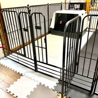 大型犬用サークル(扉付き)の画像
