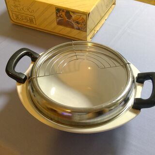 天ぷら鍋の画像