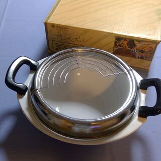 天ぷら鍋の画像