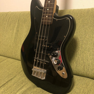 Squier by Fender Jaguar Bass ジャガー ベース　黒の画像