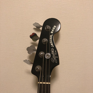Squier by Fender Jaguar Bass ジャガー ベース　黒の画像