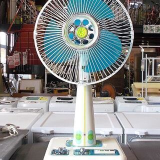 昭和レトロ 扇風機 ナショナル 3枚羽 30cm F-30QIE...
