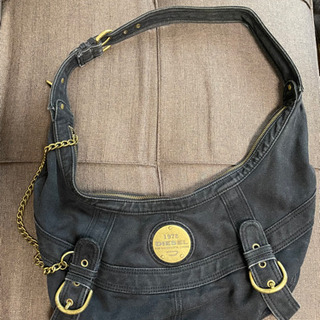 DIESEL デニムショルダーバッグ