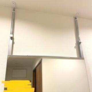 【無料でお譲りします】つっぱりミラー幅60　ナサ流通企画の画像