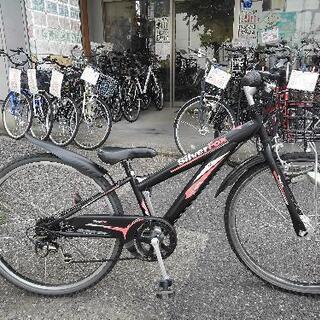 中古子供自転車R１６２６　２６インチ　６段ギヤ　LEDオートライト　 スピードメーター付　＊スピードメーター右横のギヤインジケーターは動きません。身長１２８㎝から