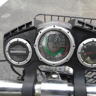 中古子供自転車R１６２６　２６インチ　６段ギヤ　LEDオートライト　 スピードメーター付　＊スピードメーター右横のギヤインジケーターは動きません。身長１２８㎝から