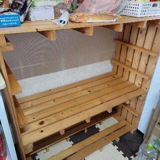 すみません、決定しましたすのこ 収納棚