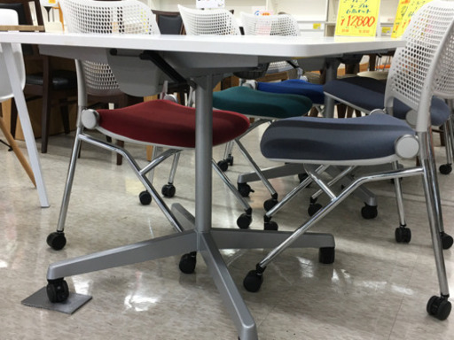 内田洋行　ミーティングテーブル5点セット　美品