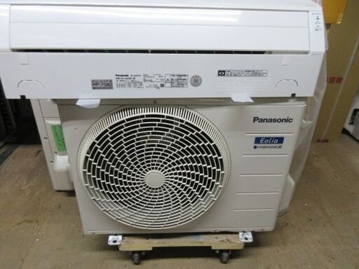 K02406　パナソニック　中古エアコン　主に6畳用　冷2.2kw／暖2.2kw