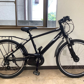 ヤマハ 電動自転車 26インチ 8.7AH 4点 白 充電器 付き