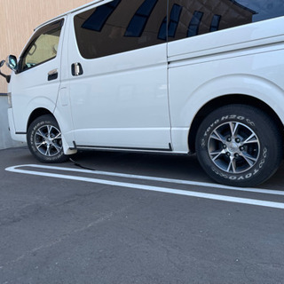 値下げ！トヨタ　ハイエース200系　純正アルミホイール＆TOYO H20 4本セットの画像