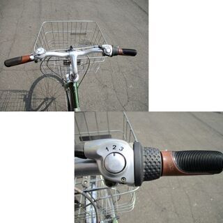 自転車 27インチ 通勤 通学向け アルベルト ブリヂストン グリーン