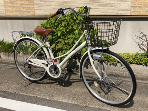 26インチ　6段変速　自転車　6600円