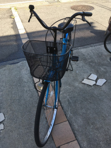 整備済　２７インチ  軽快車　ブルー