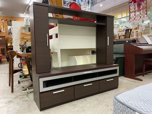 【愛品館 江戸川店】サンウッディ　壁面収納TVボード　TVボード　壁面収納　ID:157-007830-007　配送可＆代引き配送可