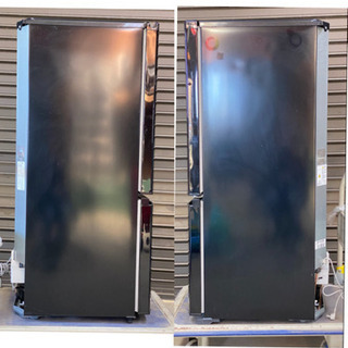 【値下げしました！】三菱  MITSUBISHI 146L 耐熱トップテーブル 冷凍冷蔵庫【MR-P15A-B】2017年製の画像