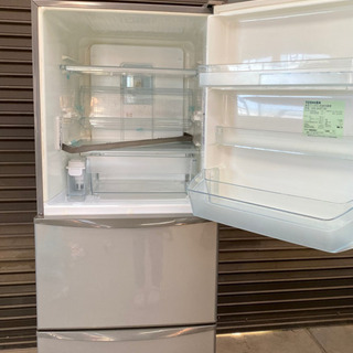 【お取引先確定済】東芝 TOSHIBA 製氷機付きノンフロン冷凍冷蔵庫 【GR-34ZT(N)】3ドア 2008年製 の画像