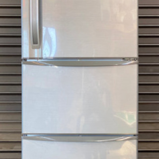 【お取引先確定済】東芝 TOSHIBA 製氷機付きノンフロン冷凍冷蔵庫 【GR-34ZT(N)】3ドア 2008年製 の画像