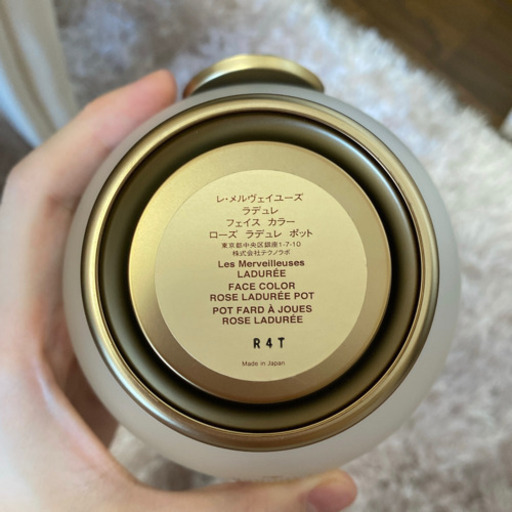 LADUREE レ・メルヴェイユーズ ラデュレ フェイスカラー ローズ ポット
